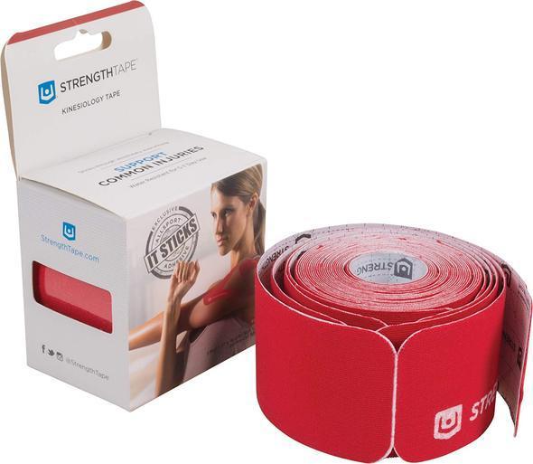 StrengthTape 5M Precut Roll, Red