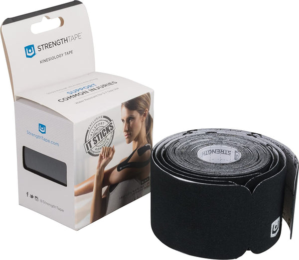 StrengthTape 5M Precut Roll, Black