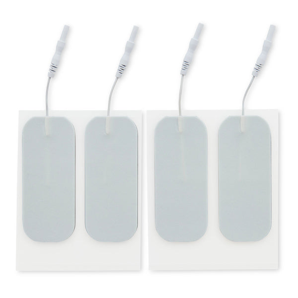 1.5" x 3.5" Rectangle Foam Electrodes - (4/pk)