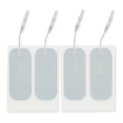 1.5" x 3.5" Rectangle Foam Electrodes - (4/pk)