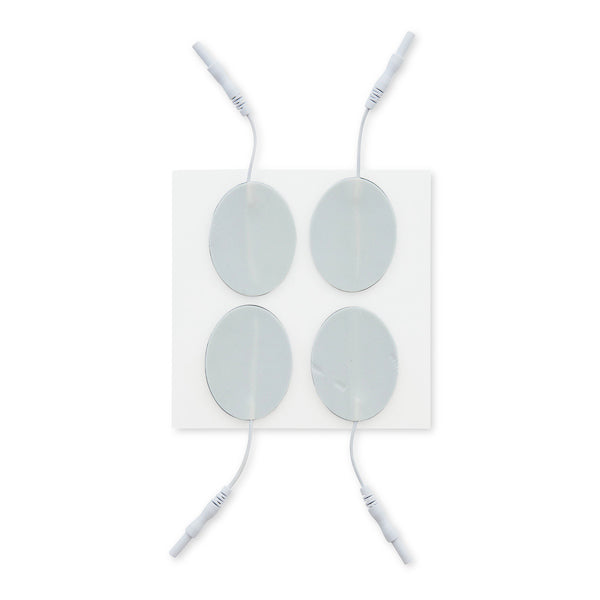 1.5" x 2.5" Oval Foam Electrodes - (4/pk)