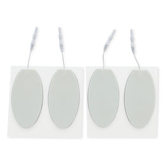 2" x 4" Oval Foam Electrodes - (4/pk)