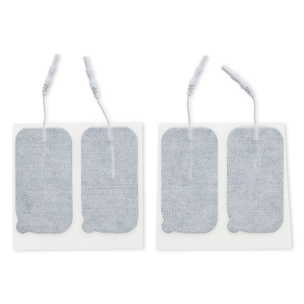 2" x 4" Rectangle Fabric Electrodes - (4/pk)