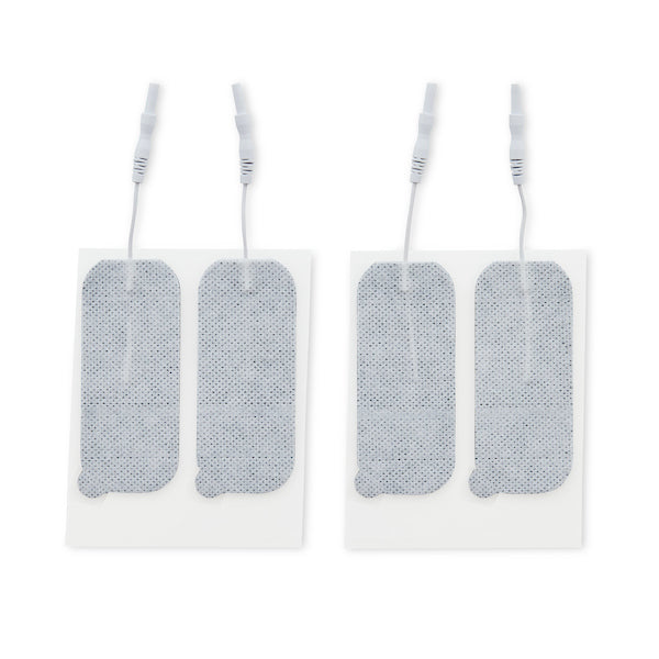 1.5" x 3.5" Rectangle Fabric Electrodes - (4/pk)