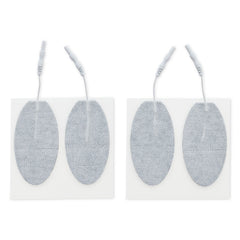 2" x 4" Oval Fabric Electrodes - (4/pk)