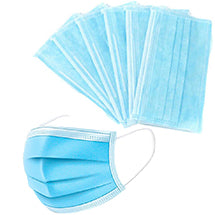 Disposable 3-Ply Face Mask With Ear Loop - Blue (50 Masks Per Box)