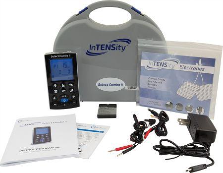 InTENSity™ Select Combo II Rechargeable TENS, EMS, IF, & Russian Stim 4-in-1 Combo Unit