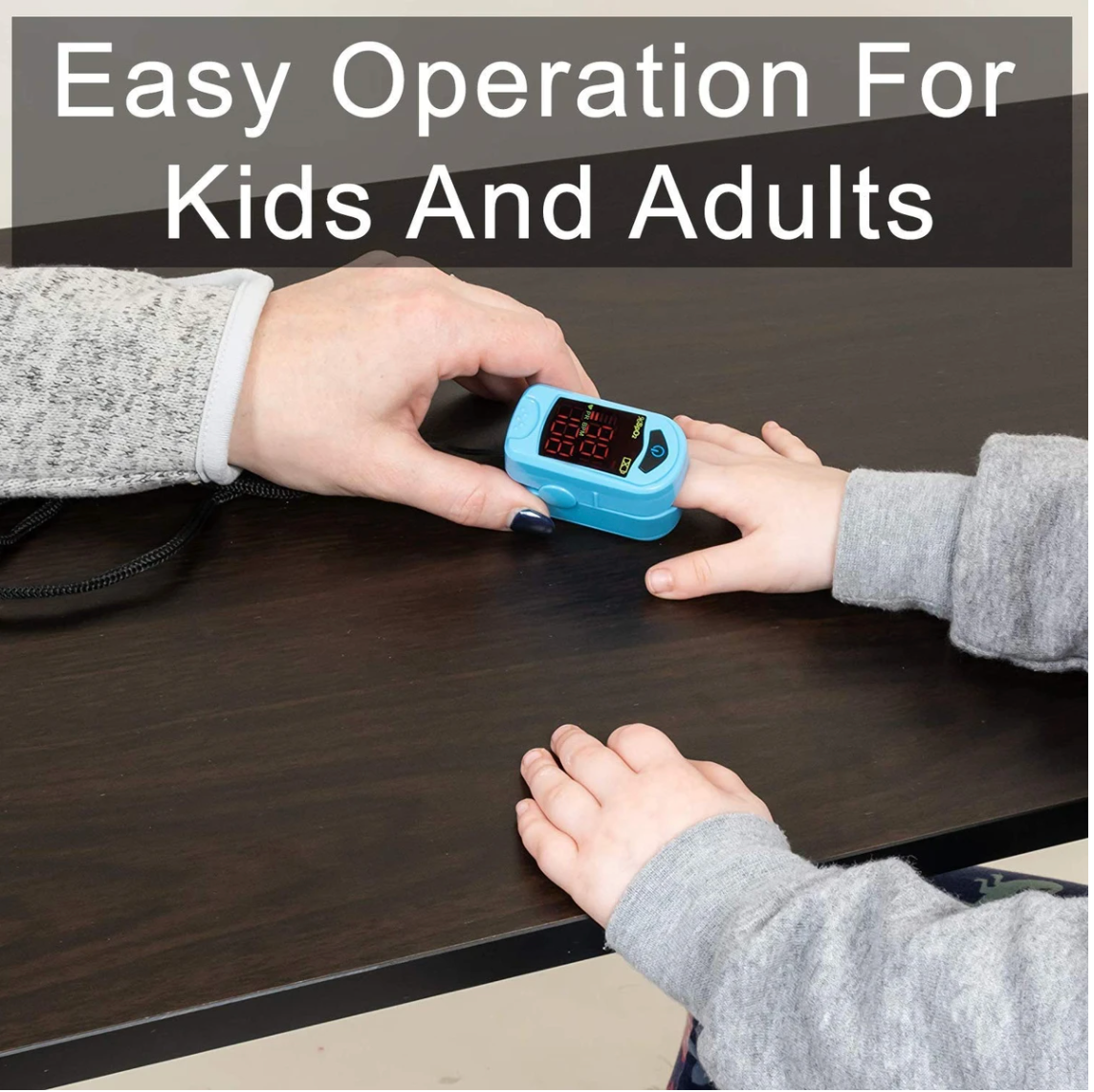 CAREX Finger Pulse Oximeter Oxygen Saturation Monitor – ChiroPTSupply
